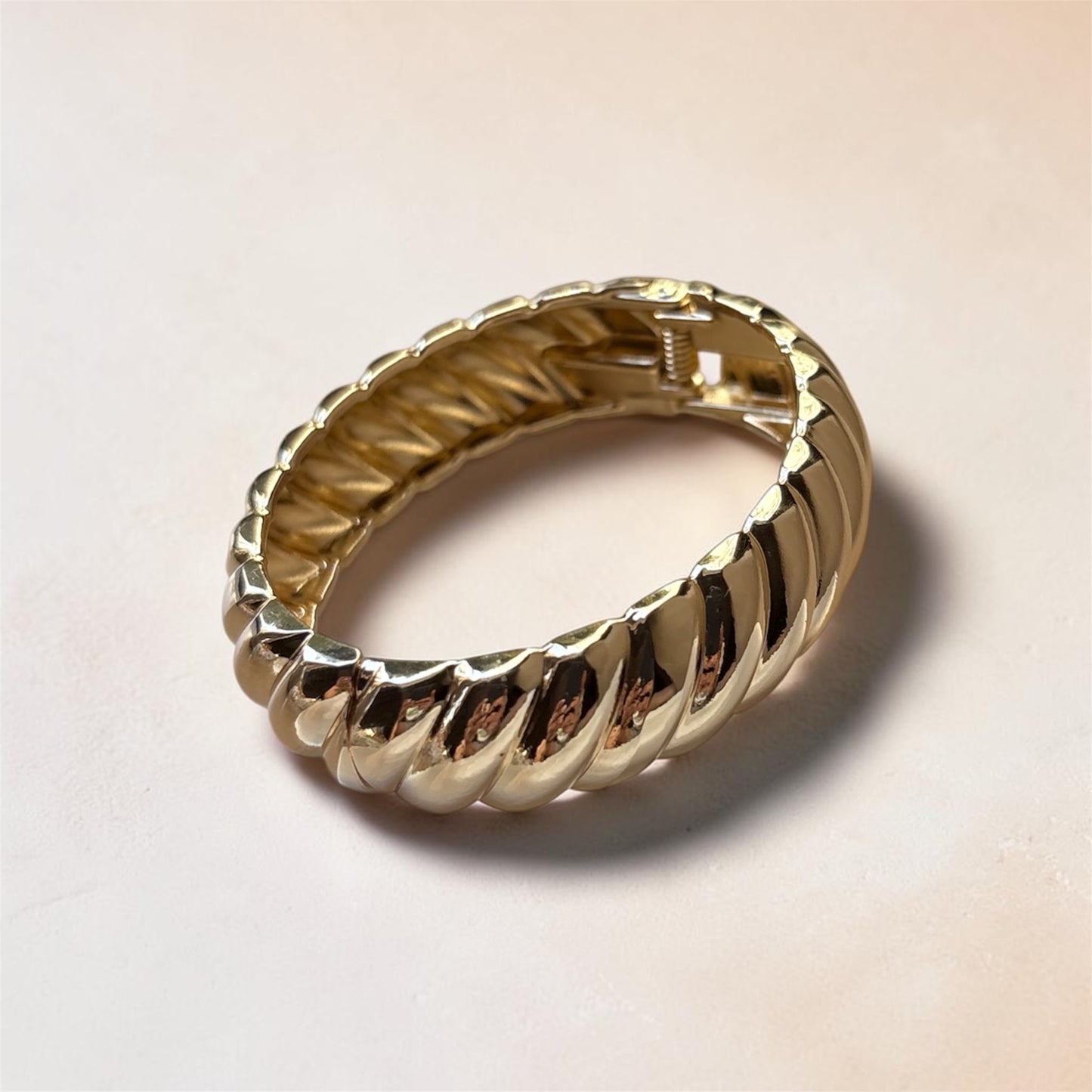 Chunky Twisted Rope Bangle