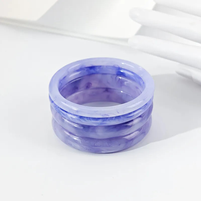 Blue Acrylic Elegant Bangles