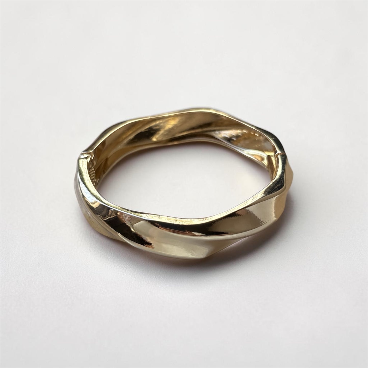 Geometric Twisted Bangle
