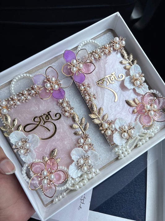 Metallic Pink Shubh Labh Hanging