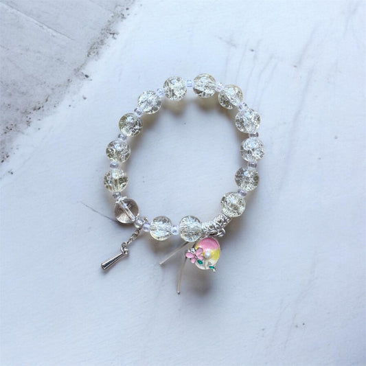Butter Yellow Crystal Bracelet