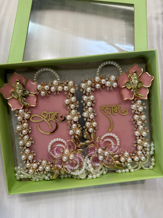 Pink Ganeshji Shubh Labh