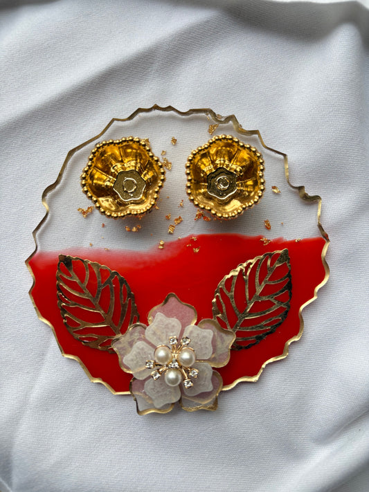 Red Transparent Thali