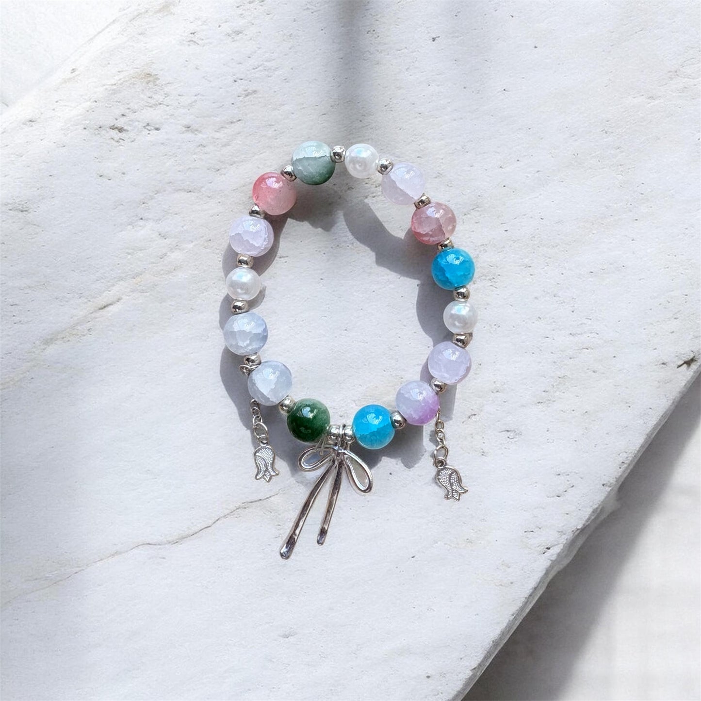 Candy Crush Bow Bracelet