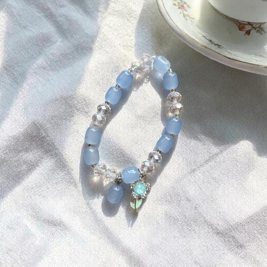 Blue Blossom Charm Bracelet