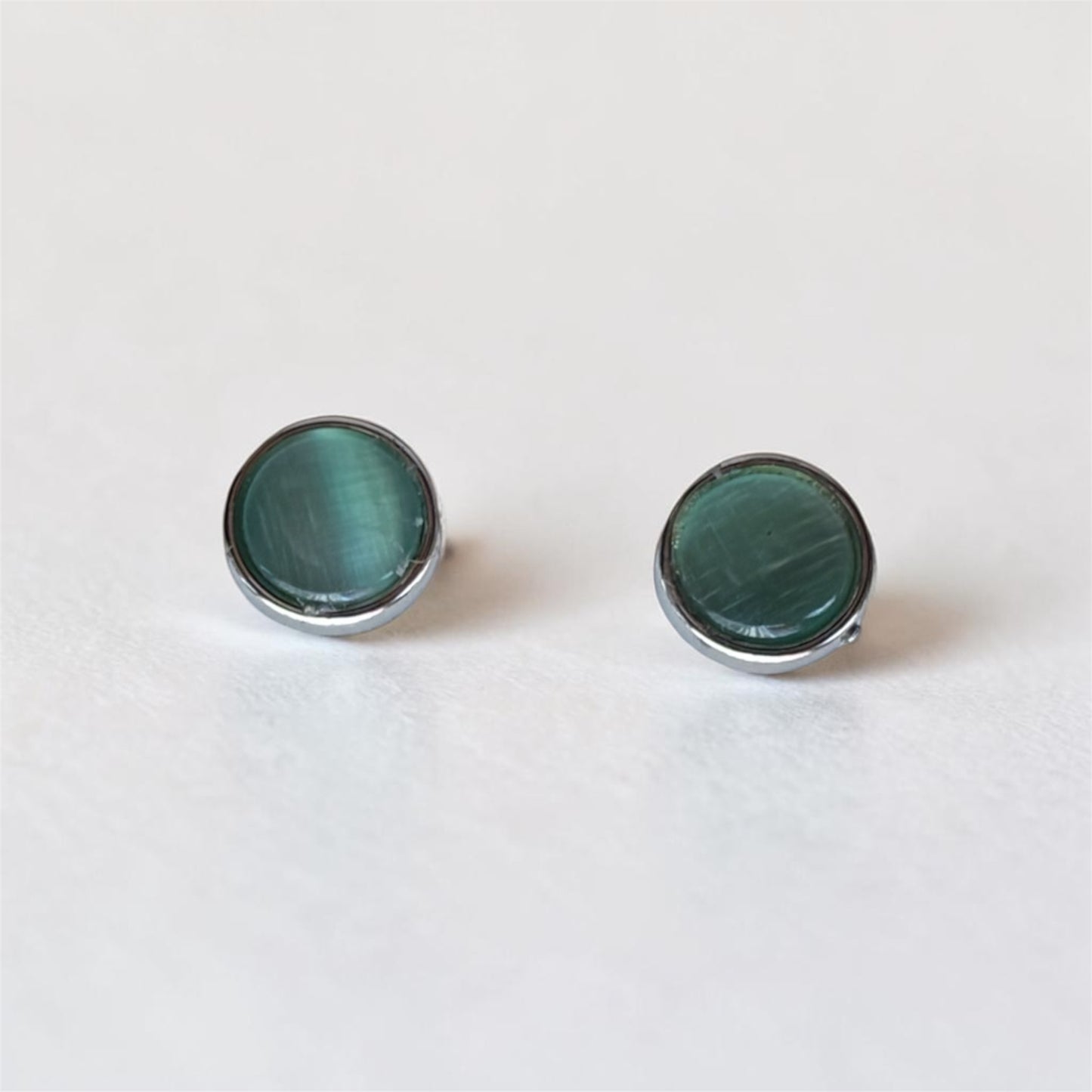 Emerald Eye Studs