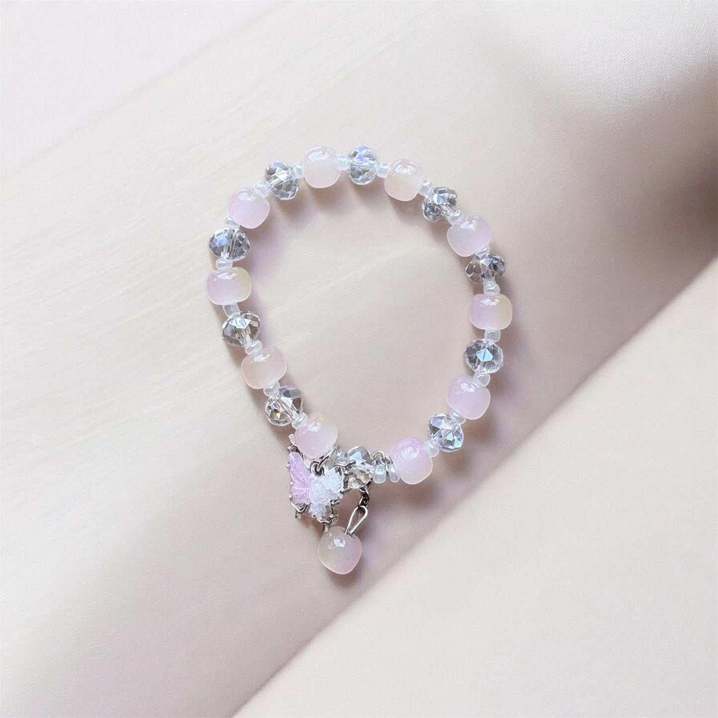 Crystal Butterfly Glow Bracelet