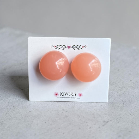Peach Sorbet Studs