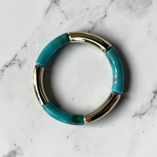 Retro Thin Turquoise Bracelet