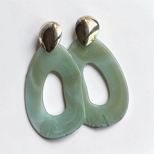 Sage Loop Earrings