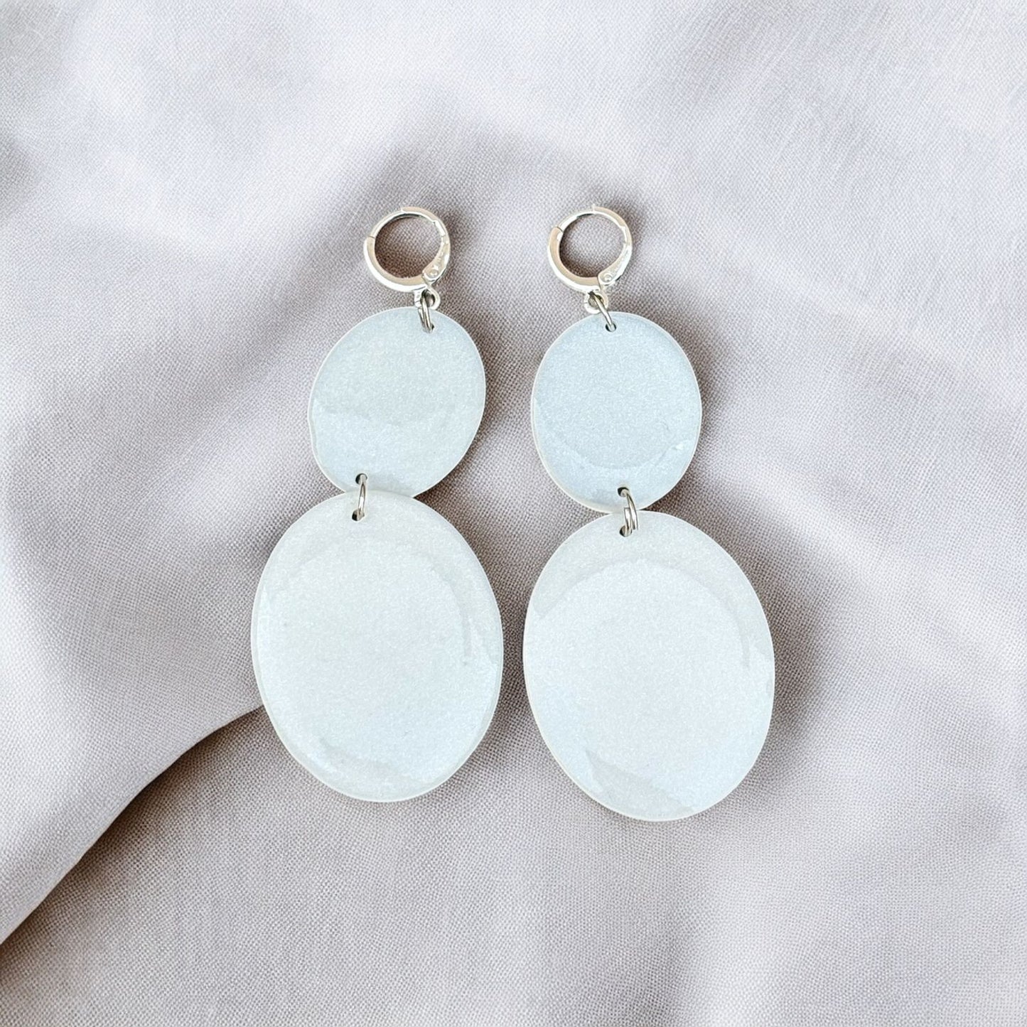 Graceful Double Oval Drops