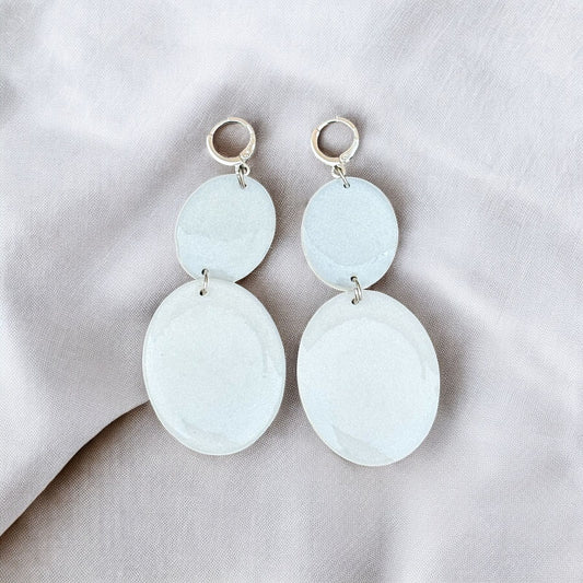 Graceful Double Oval Drops